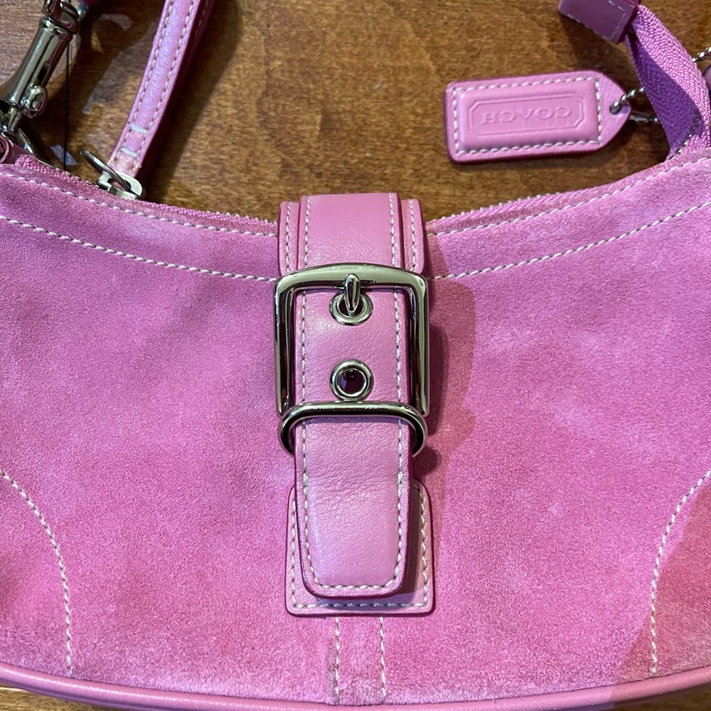Coach Soho Suede Mini Shoulder Bag style #7558 - Picture 6 of 13